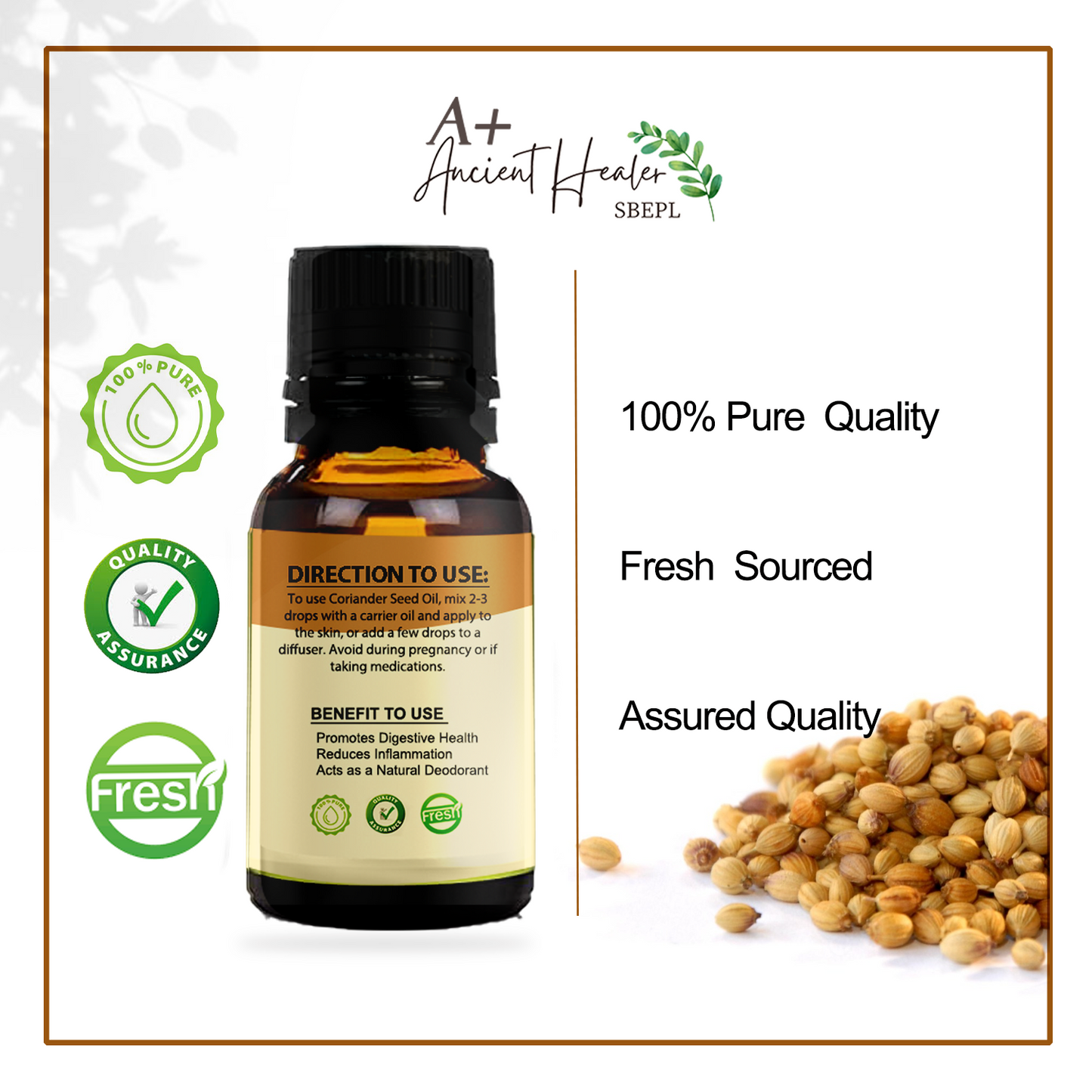 ๐ฟ Coriander Seed SCFE (COโ) Essential Oil
