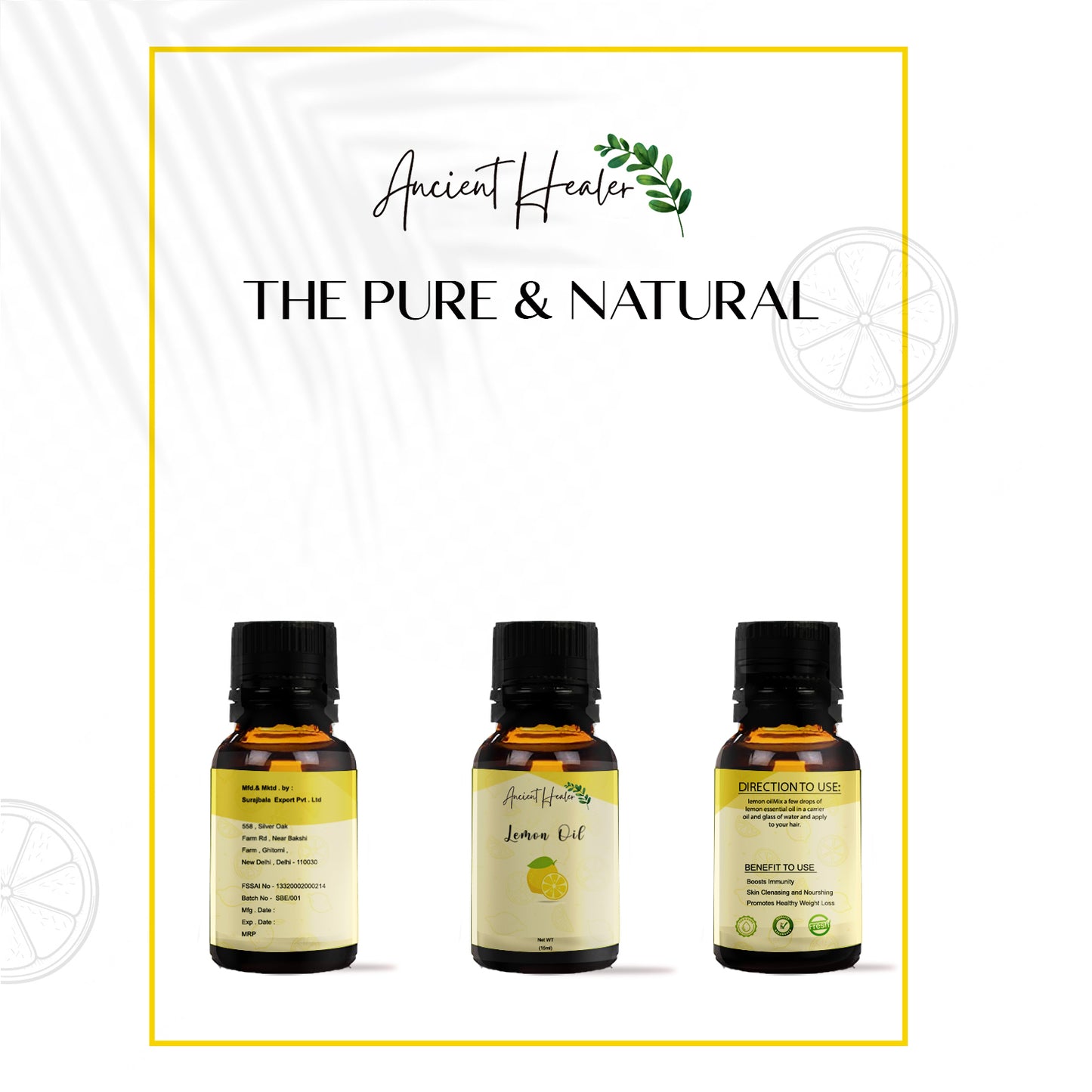 π Lemon SCFE (COβ) Essential Oil