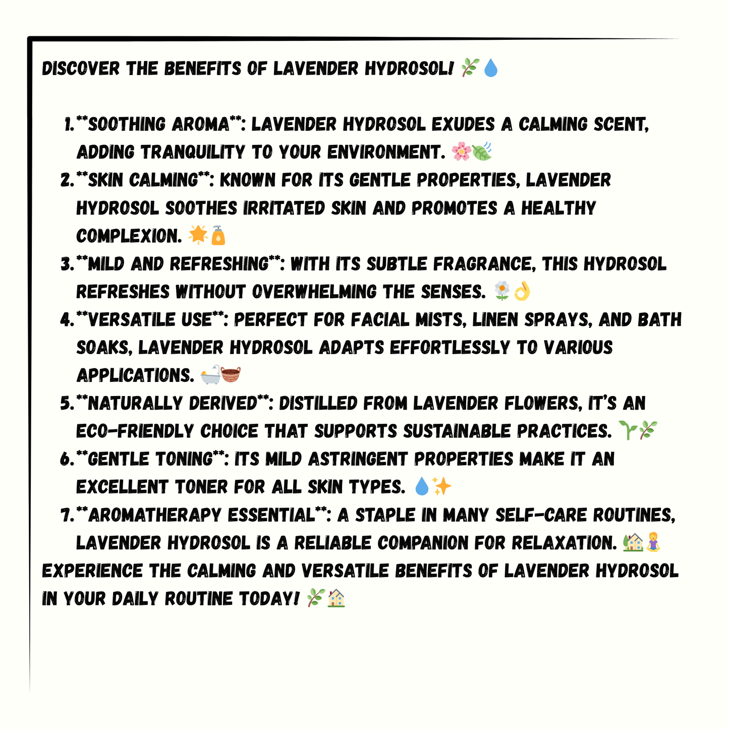 LAVENDER HYDROSOL