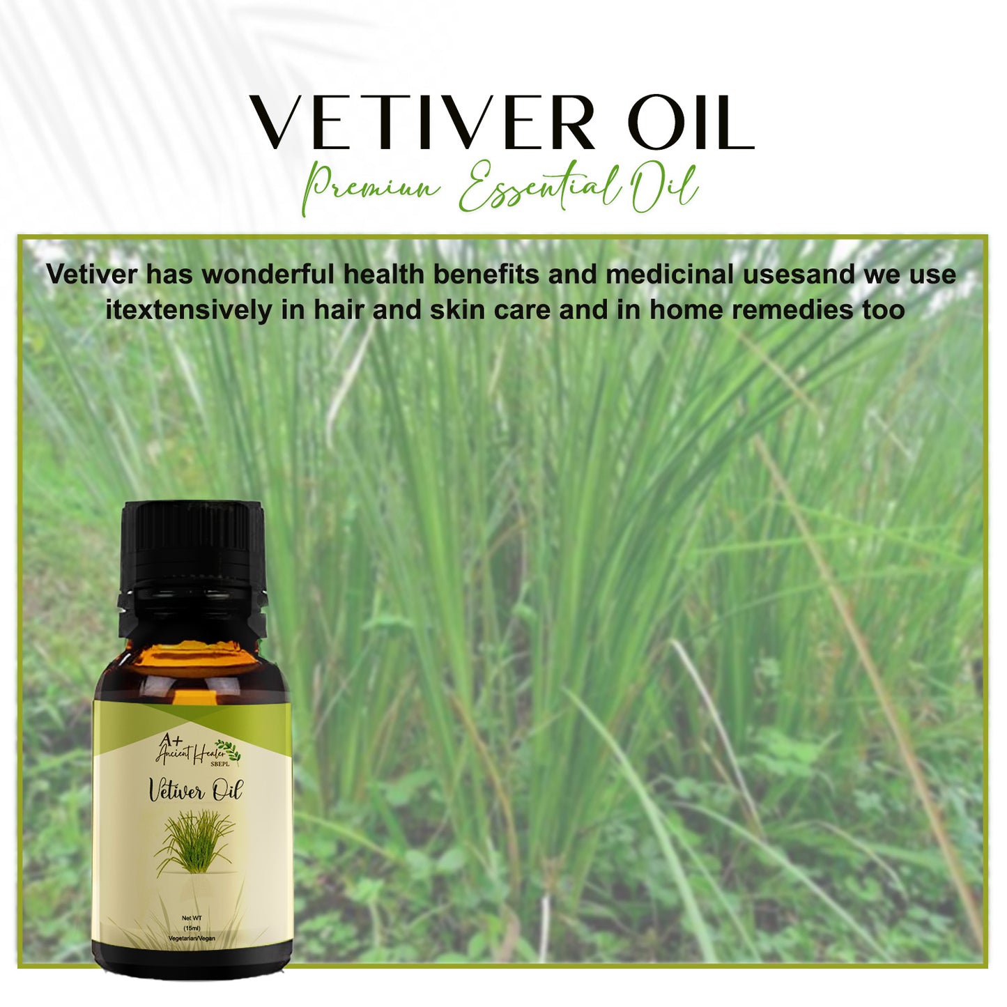 Vetiver CO₂ Oil 🌿