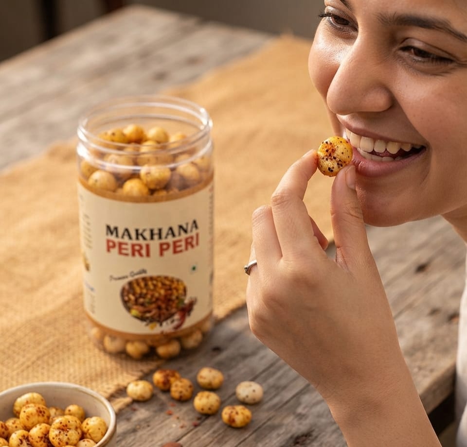shop india mall | Ancient flavours | makhana peri peri - 70gm.