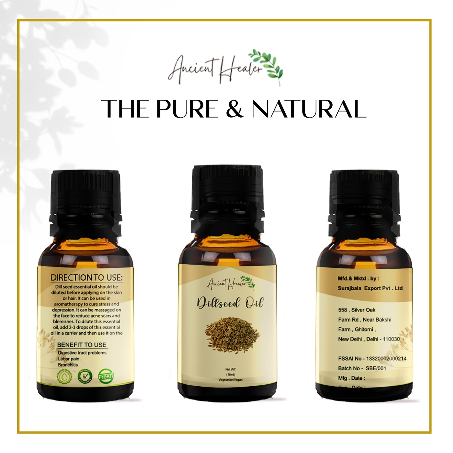 Dill Seed Oils