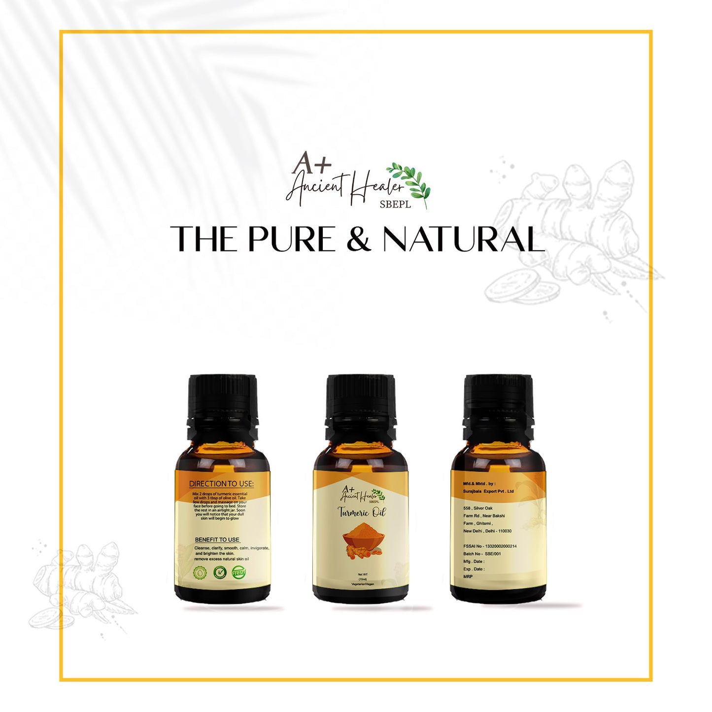 🌿 Turmeric CO₂ Oil