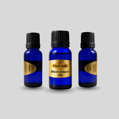 Khadi Black Pepper Essential Oil – 100% Natural & Pure