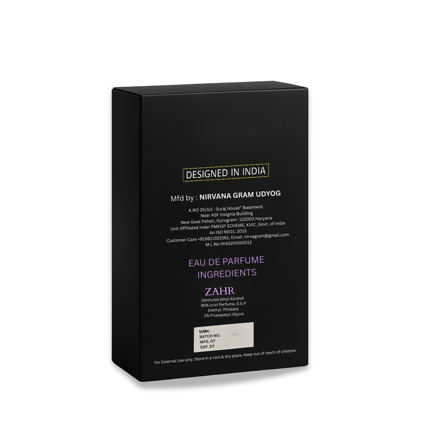 Gift Box 50 ml Zahr