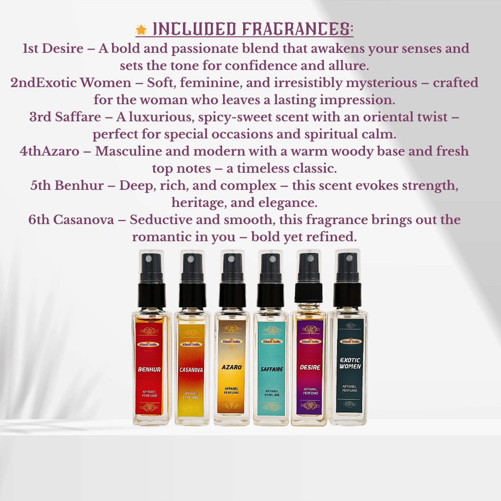 Gift Set Spray Perfume 6 X 8 ml