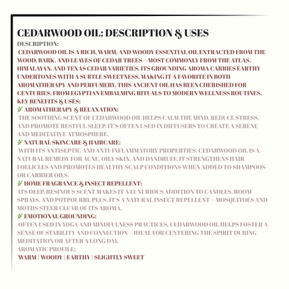 CEDARWOOD OIL