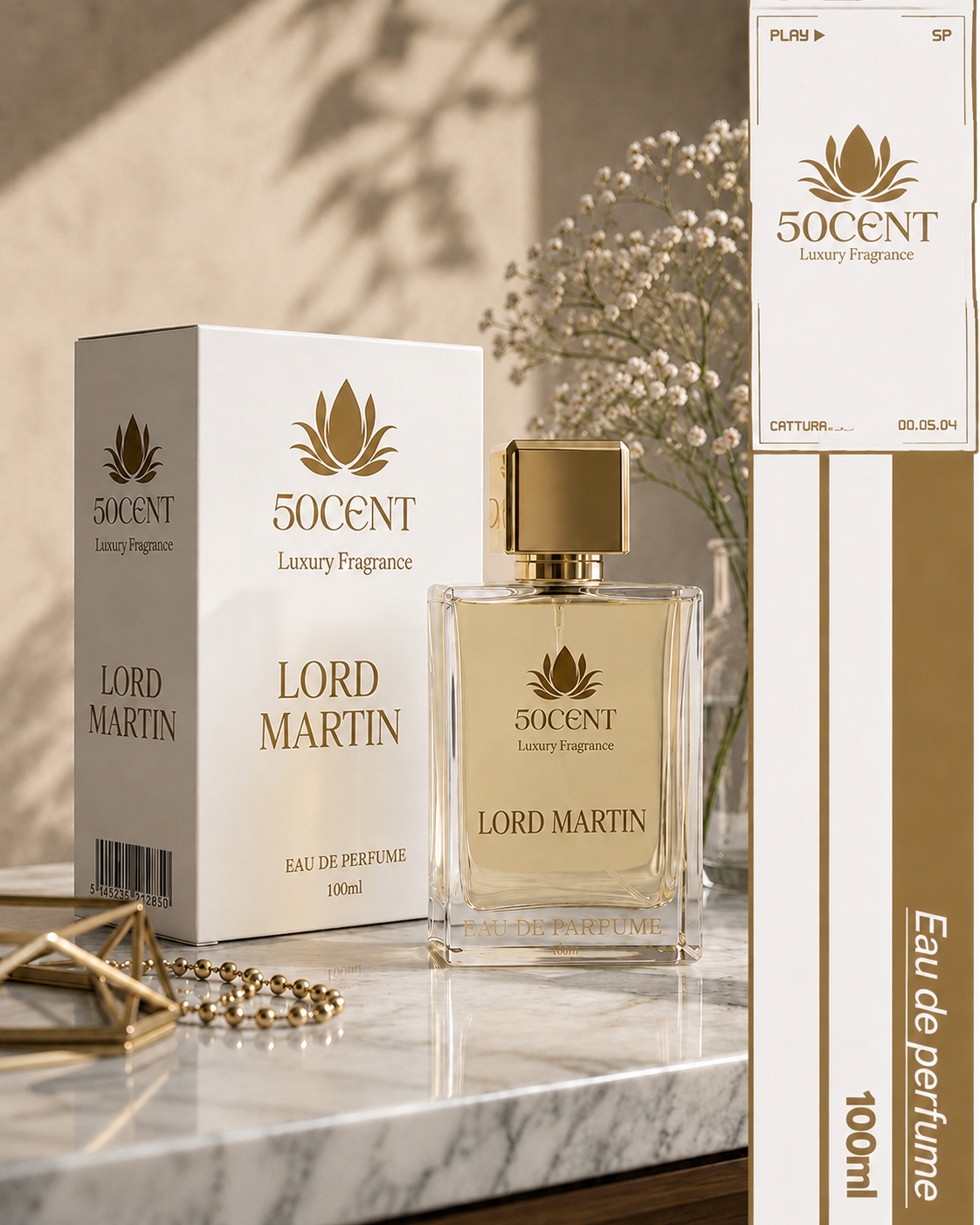 50CENT | Lord martin  Eau de perfum   Elevate your fragrance collection with this distinctive scent that combines elegance with edge.