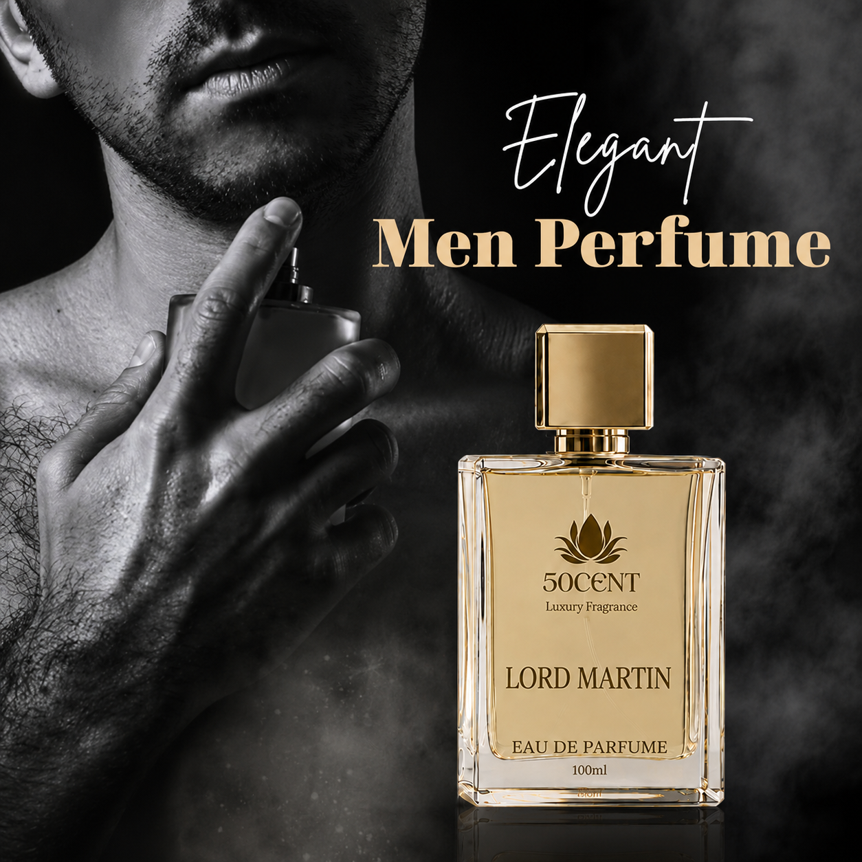 50CENT | Lord martin  Eau de perfum   Elevate your fragrance collection with this distinctive scent that combines elegance with edge.