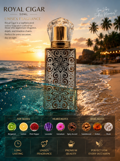 50CENT | Royal Cigar 50ml Eau de Parfum captures the essence of sophistication and warmth.