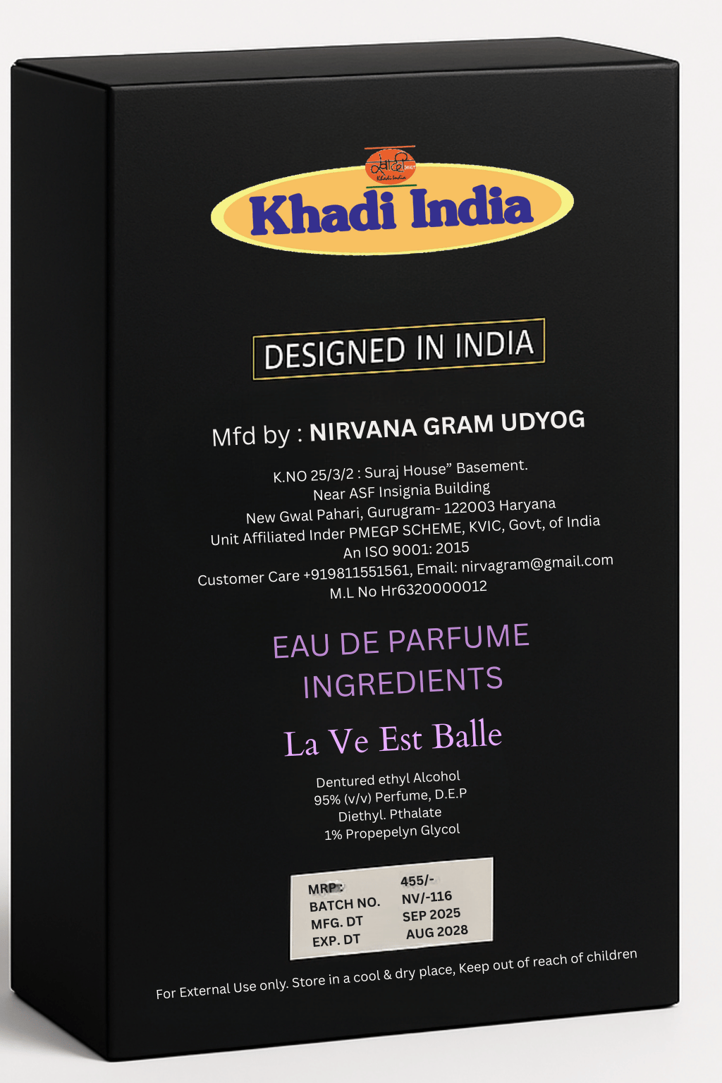 Gift Box 30 ml x 1(La vi est Belle)