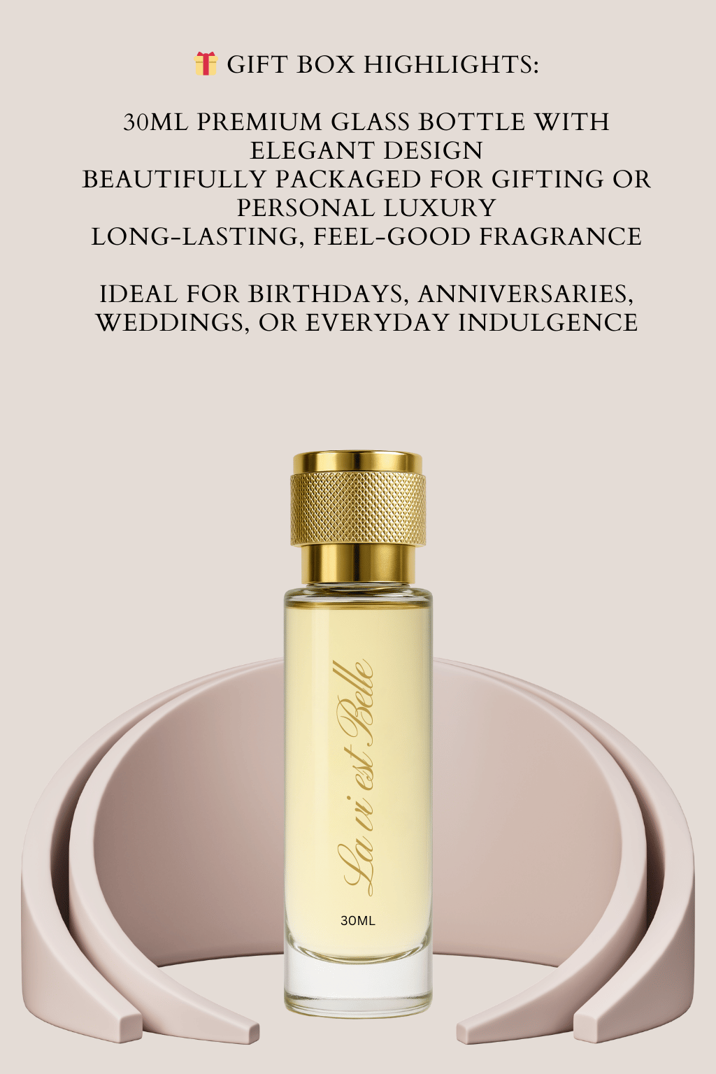 Gift Box 30 ml x 1(La vi est Belle)