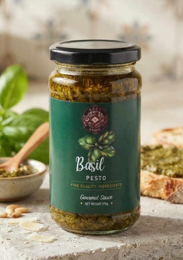 shop india mall | italian basil pesto sauce 190g |