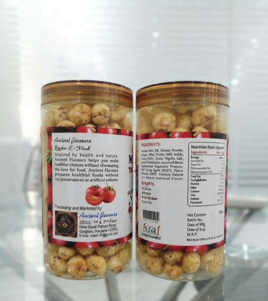 shop india mall | Ancient flavours | Makhana tangy tamato  -70gm