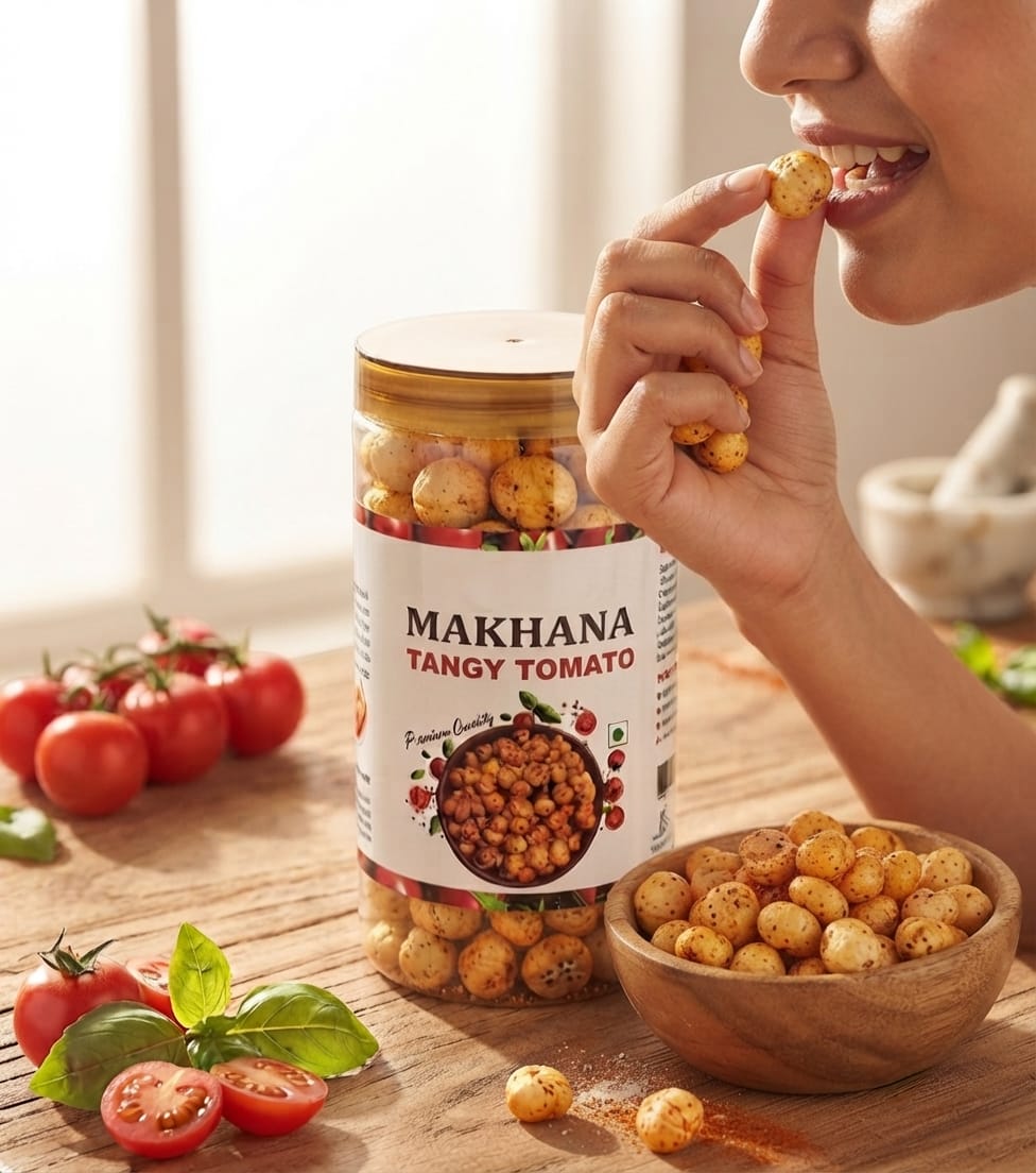 shop india mall | Ancient flavours | Makhana tangy tamato  -70gm