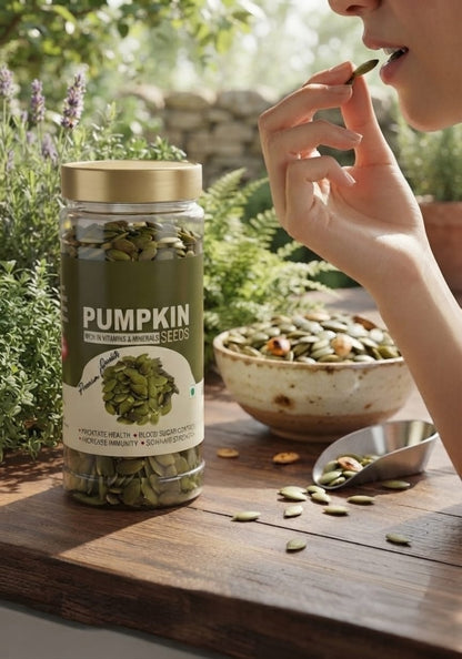 Ancient flavours | Premium pumpkin seeds-200gm  packed with natural nutrition and wholesome goodness.
